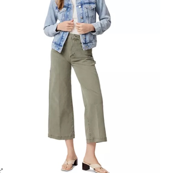 PAIGE Anessa Carpenter Jeans in Vintage Sweet Succulent - Picture 1 of 16